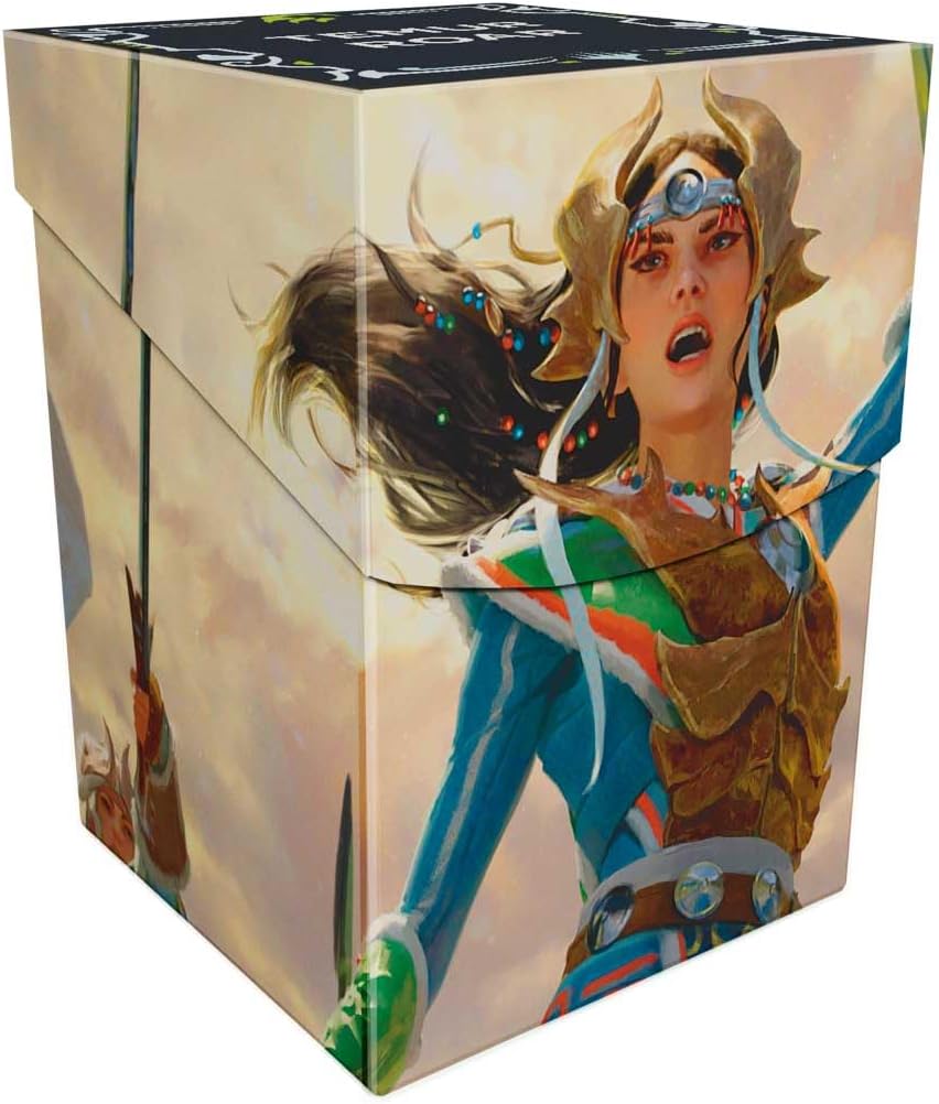 Ultra Pro - Tarkir Dragonstorm Eshki, Temur's Roar/Ureni of the Unwritten (Temur Roar Commander Deck) 100+ Deck Box for Magic : The Gathering | Boîte de rangement Magic Gathering MTG support TCG