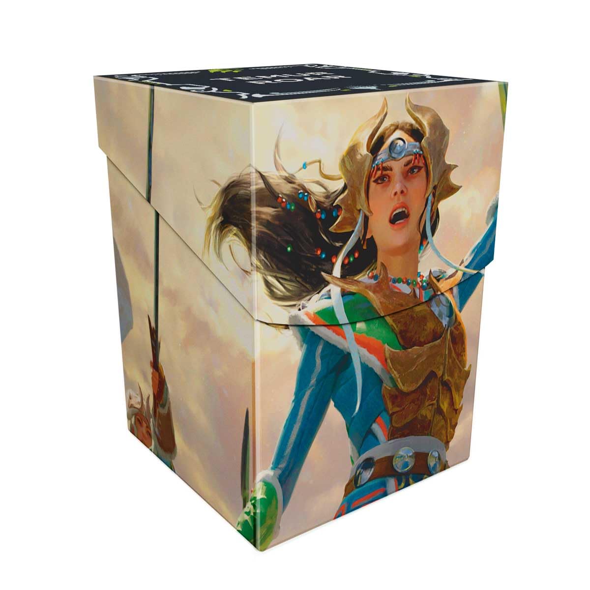 Ultra Pro - Tarkir Dragonstorm Shiko and Narset, Unified/Elsha, Threefold Master (Jeskai Striker Commander Deck) 100+ Deck Box for Magic : The Gathering | Boîte de rangement Magic Gathering MTG TCG