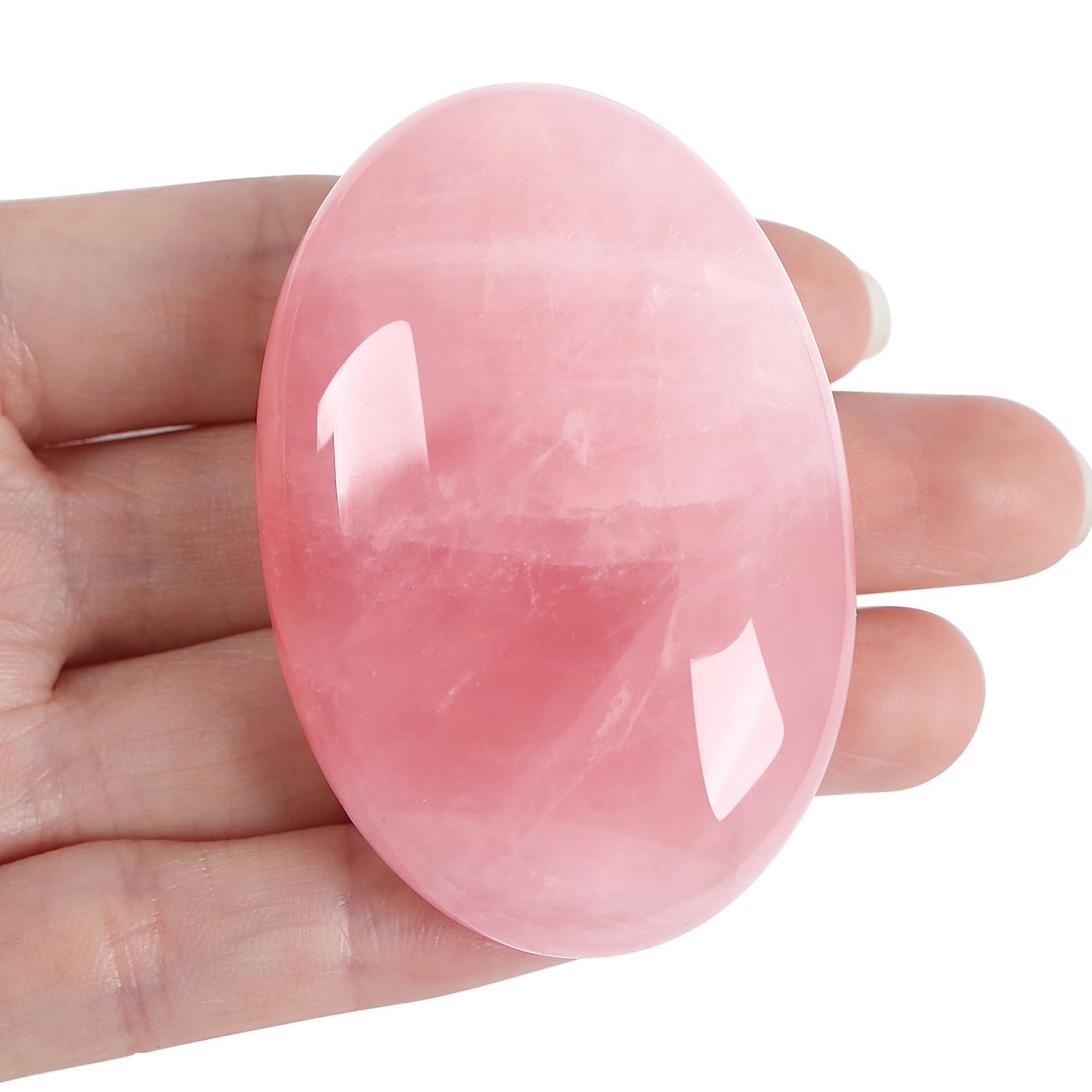 XIANNVXI Pierre de Paume Pierre Naturelle Amethyste Cristaux Thérapeutique pour Guérison Méditation Relaxation Décoration