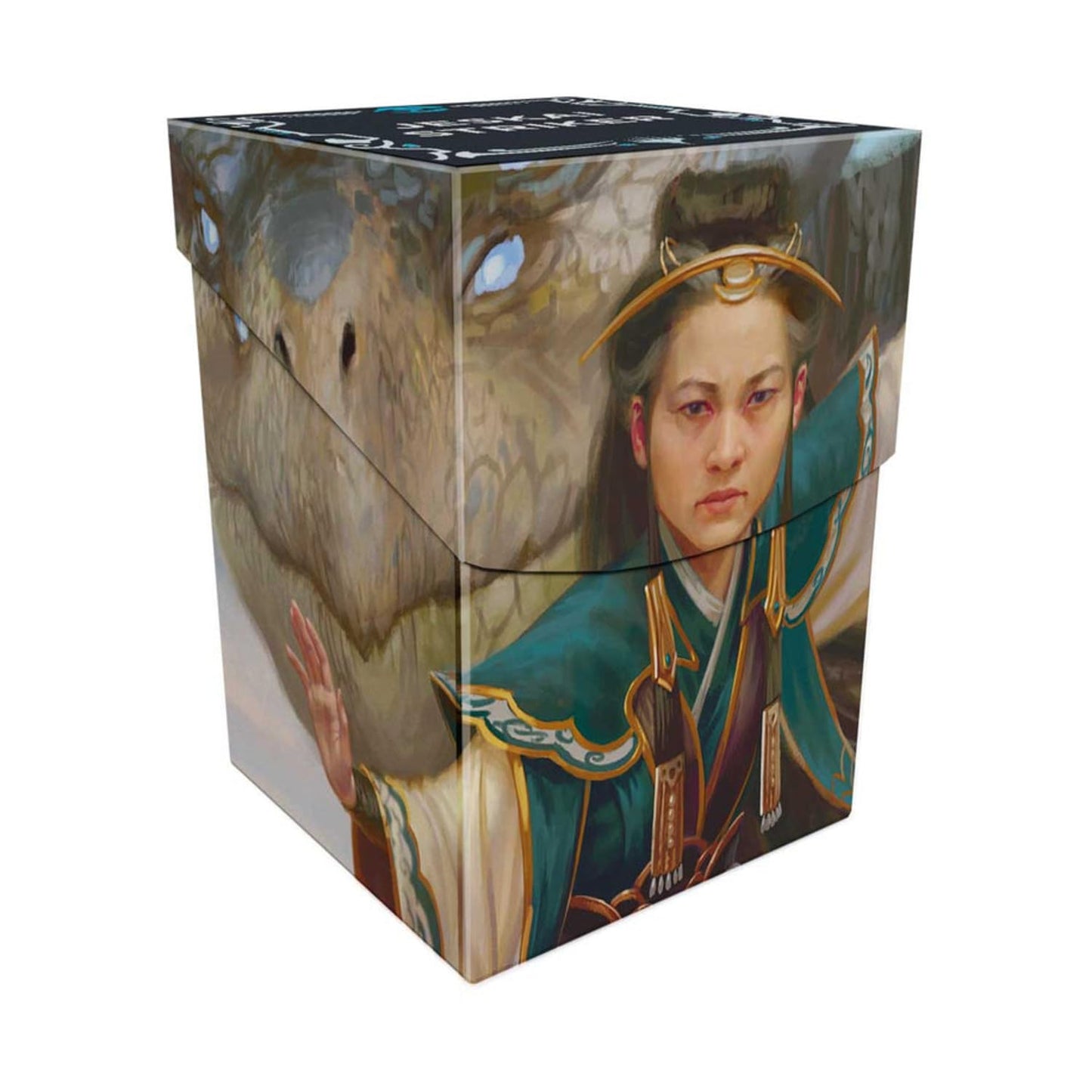 Ultra Pro - Tarkir Dragonstorm Eshki, Temur's Roar/Ureni of the Unwritten (Temur Roar Commander Deck) 100+ Deck Box for Magic : The Gathering | Boîte de rangement Magic Gathering MTG support TCG