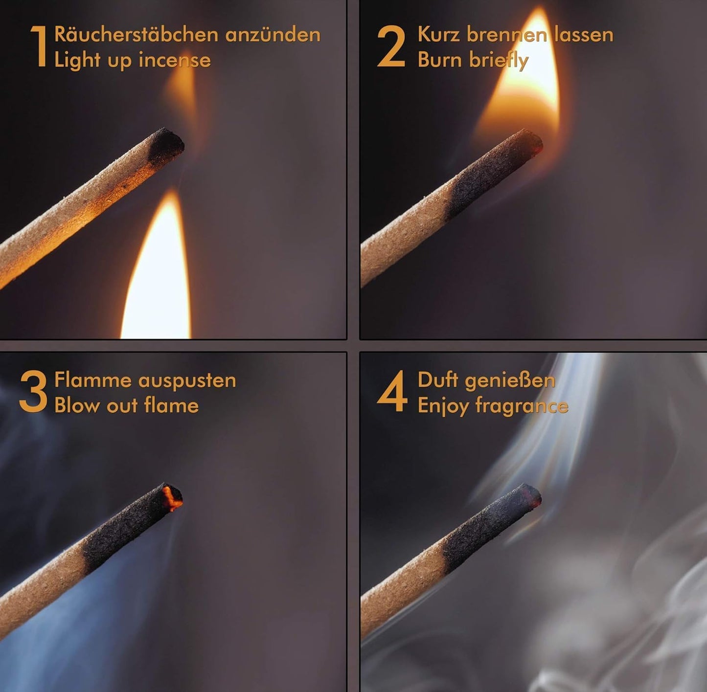 Set d'Encens 7 Chakras, Masala Indien - Aromathérapie, Idéal pour Méditation, Yoga et Équilibre Énergétique, 7 Parfums, 15 Bâtonnets
