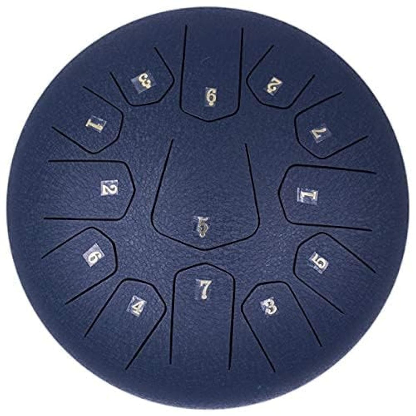 LOMUTY Handpan Drum 12 Tones 22 Inch Steel Tongue Drum avec sac souple, Percussion harmonique pour la guérison du son, la méditation personnelle, le yoga (argent)