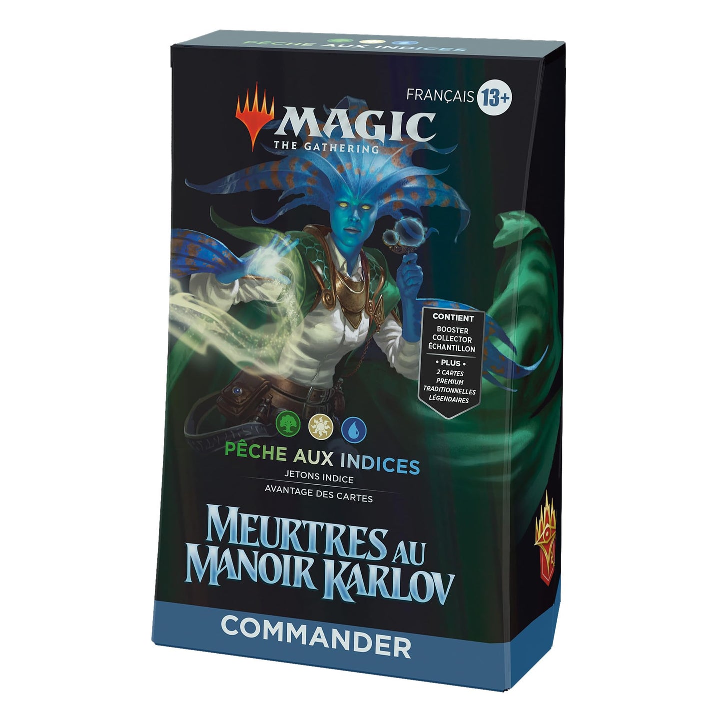 Bundle Magic: The Gathering Meurtres au manoir Karlov - 9 boosters de jeu, 30 cartes de terrain + accessoires exclusifs (Version Française)