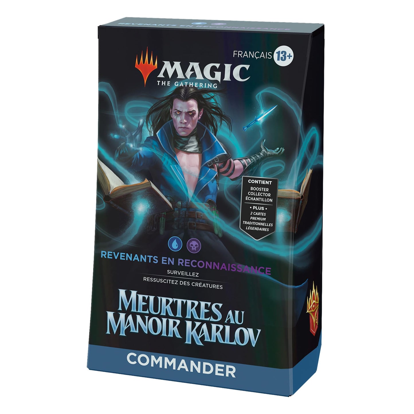 Bundle Magic: The Gathering Meurtres au manoir Karlov - 9 boosters de jeu, 30 cartes de terrain + accessoires exclusifs (Version Française)