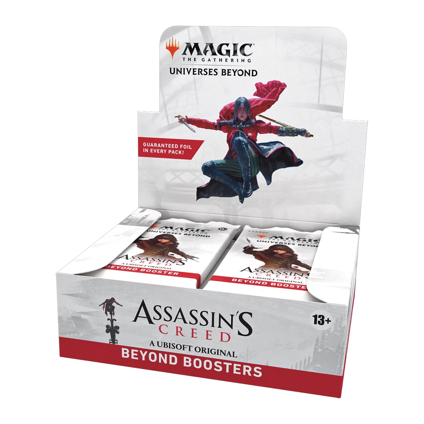Magic: The Gathering Boîte de boosters infinis Assassin’s Creed | 24 boosters infinis (7 Cartes dans Chaque Booster) | Jeu de Cartes à Collectionner pour Joueurs de 13 Ans et Plus (Version Anglaise)