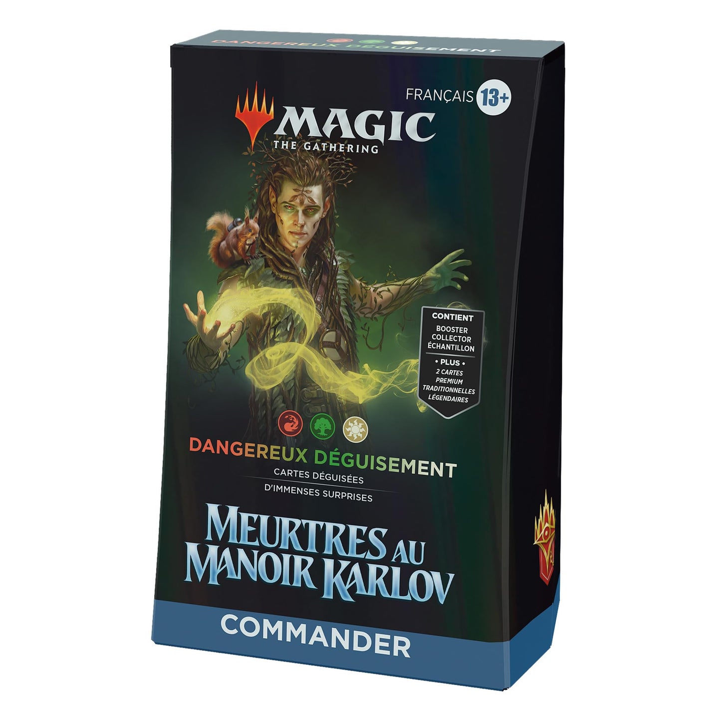 Bundle Magic: The Gathering Meurtres au manoir Karlov - 9 boosters de jeu, 30 cartes de terrain + accessoires exclusifs (Version Française)