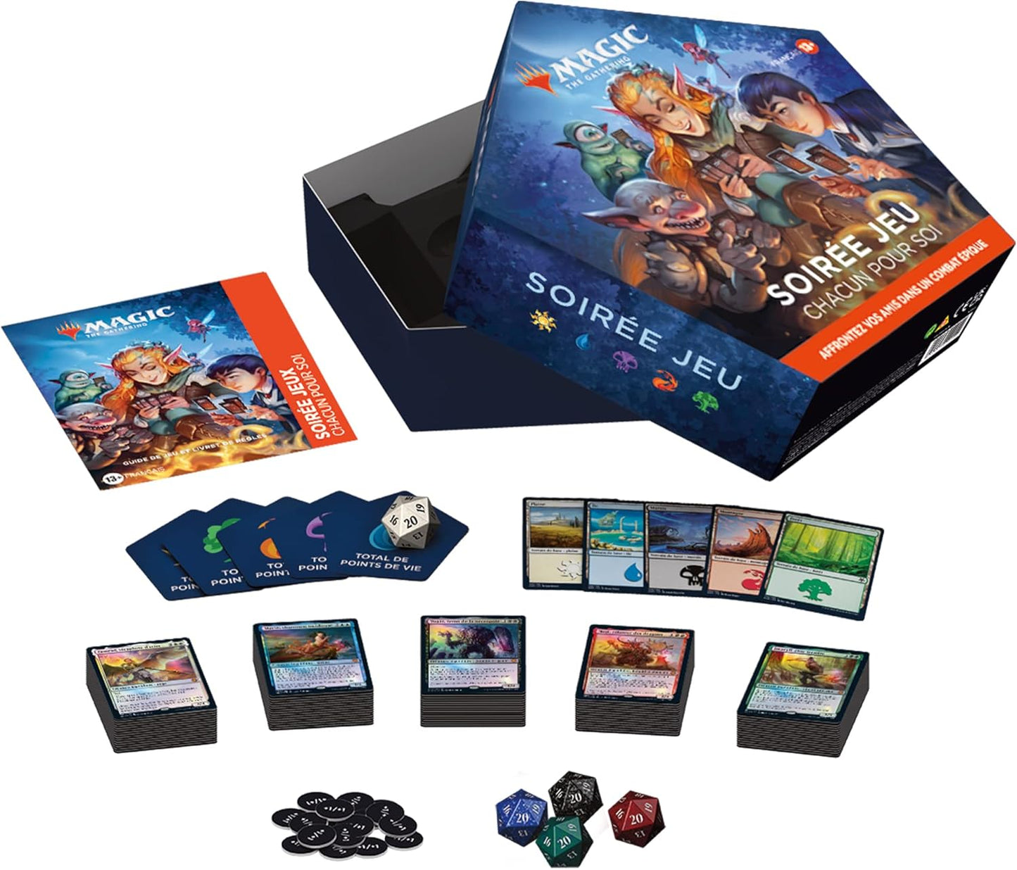 Wizards of the Coast - Soirée jeux : chacun pour soi 2022 - Jeu de cartes fantastique pour 2 à 5 joueurs - Magic: The Gathering