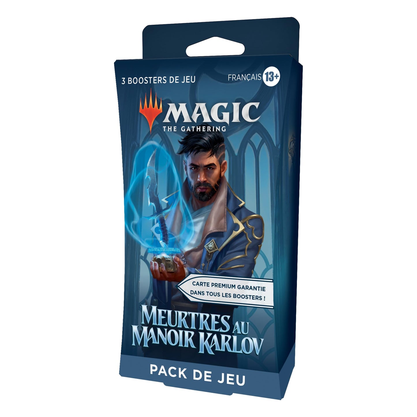 Bundle Magic: The Gathering Meurtres au manoir Karlov - 9 boosters de jeu, 30 cartes de terrain + accessoires exclusifs (Version Française)
