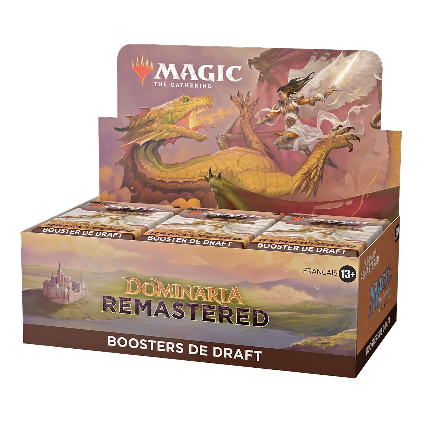 Magic The Gathering D15051010 Pack De 3 Boosters De Draft Dominaria Remastered (Version Française), Multicolore