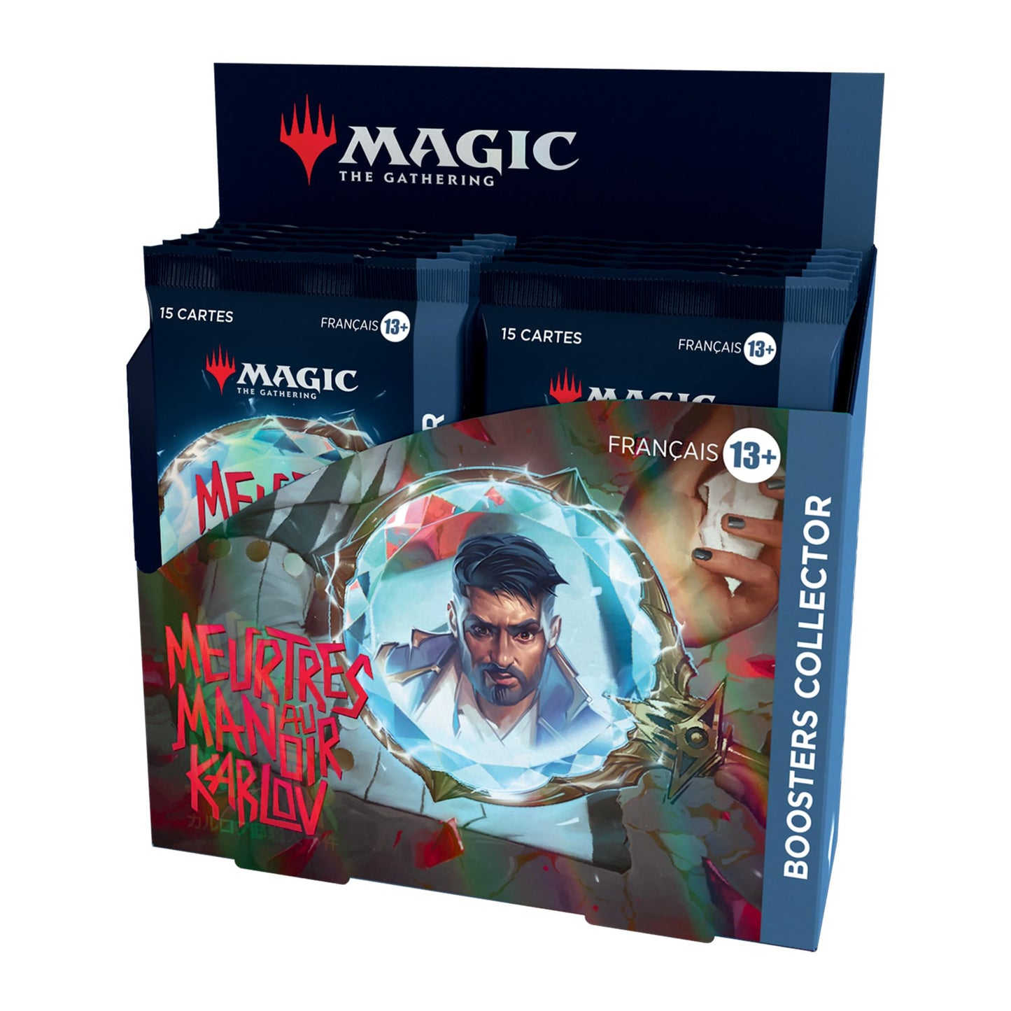 Bundle Magic: The Gathering Meurtres au manoir Karlov - 9 boosters de jeu, 30 cartes de terrain + accessoires exclusifs (Version Française)