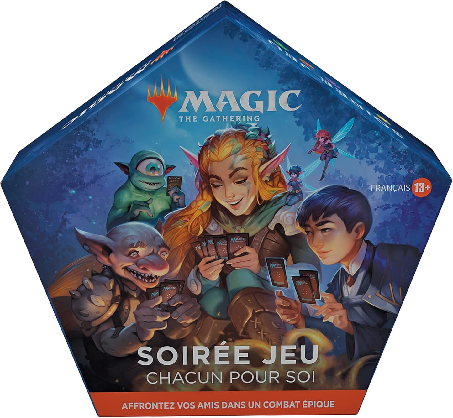 Wizards of the Coast - Soirée jeux : chacun pour soi 2022 - Jeu de cartes fantastique pour 2 à 5 joueurs - Magic: The Gathering