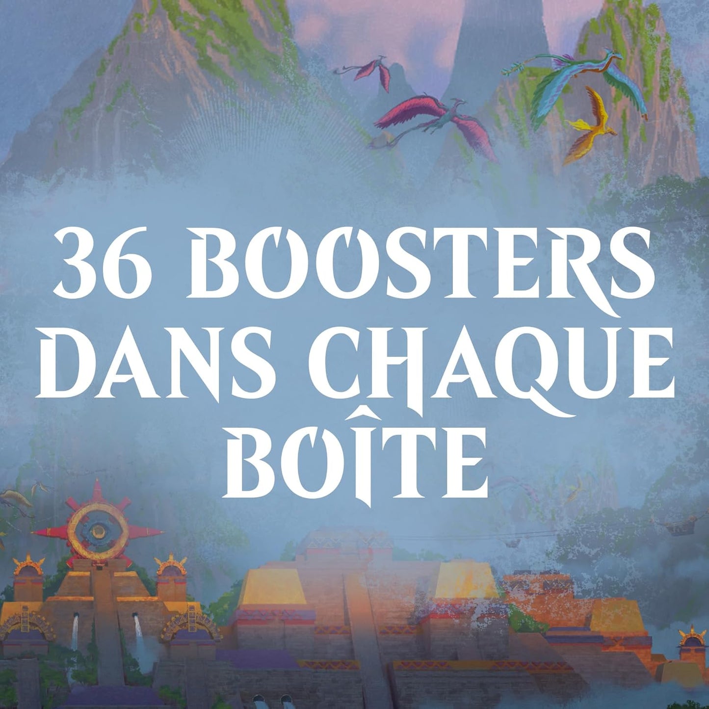 Boîte de boosters de draft Magic: The Gathering Les cavernes oubliées d'Ixalan (version française)