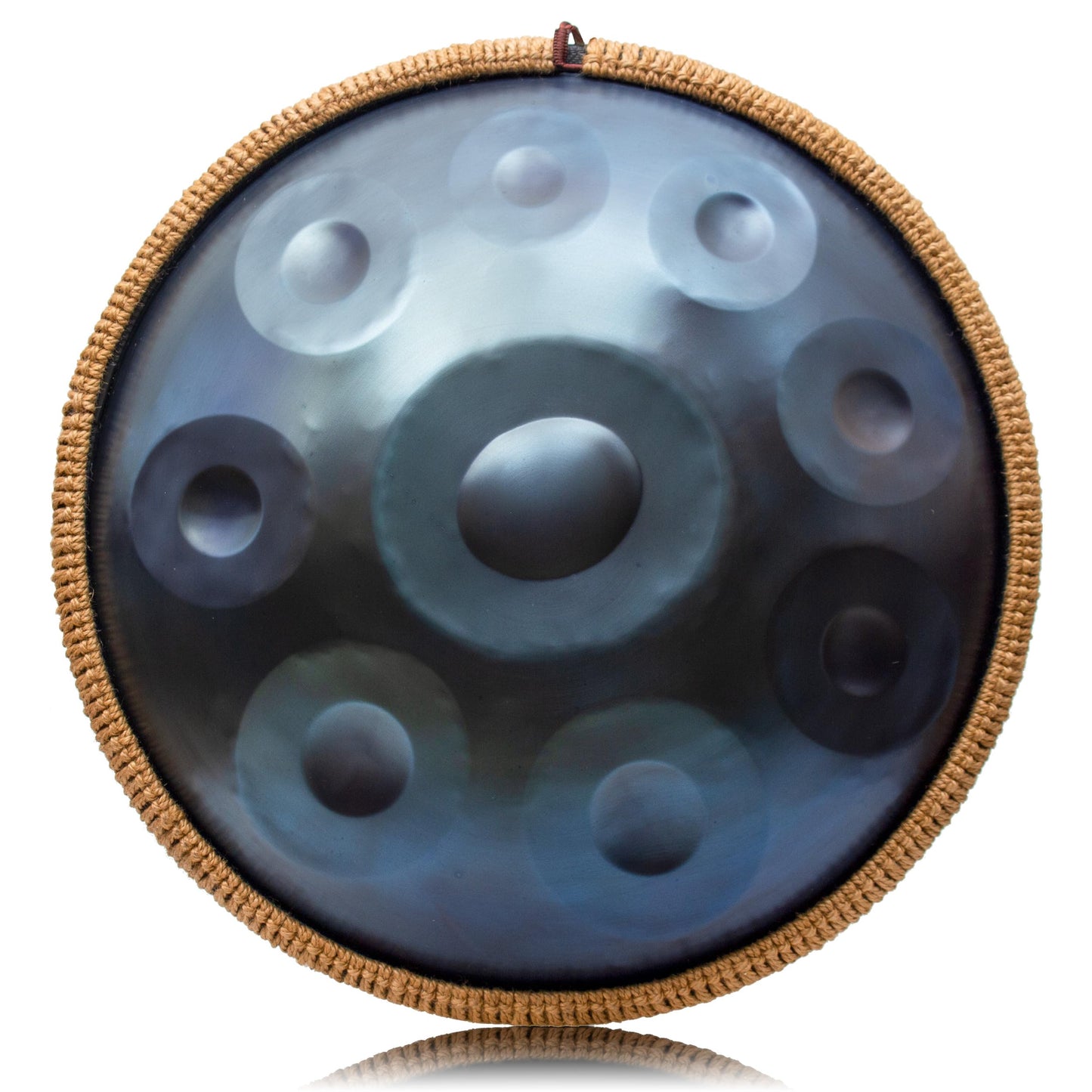 LOMUTY Handpan Drum 12 Tones 22 Inch Steel Tongue Drum avec sac souple, Percussion harmonique pour la guérison du son, la méditation personnelle, le yoga (argent)