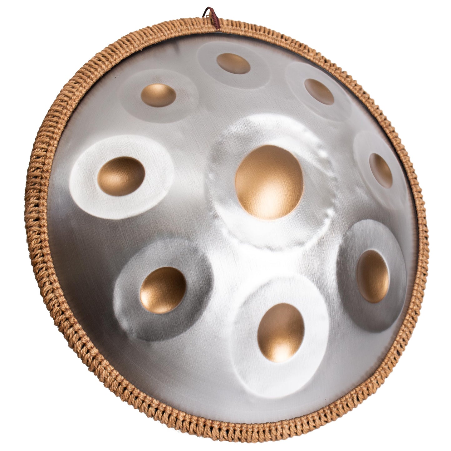 LOMUTY Handpan Drum 12 Tones 22 Inch Steel Tongue Drum avec sac souple, Percussion harmonique pour la guérison du son, la méditation personnelle, le yoga (argent)
