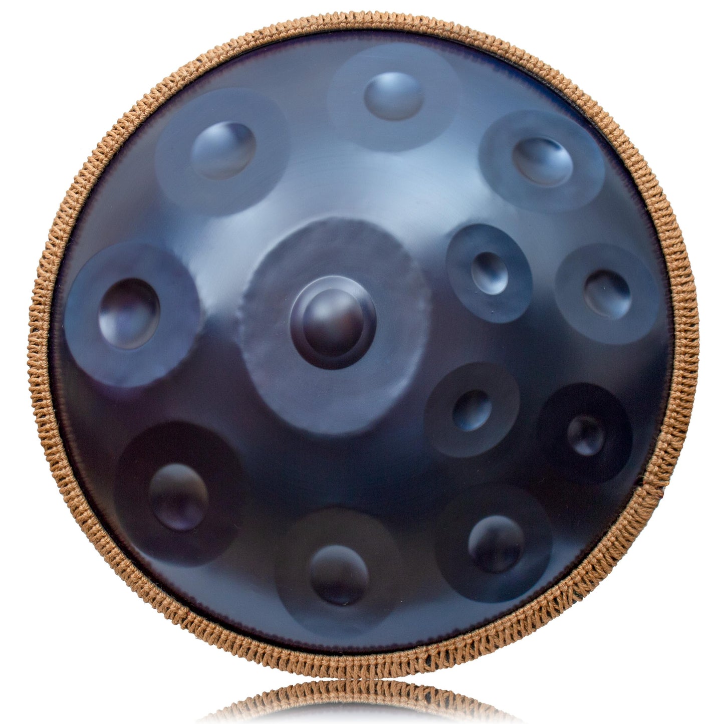 LOMUTY Handpan Drum 12 Tones 22 Inch Steel Tongue Drum avec sac souple, Percussion harmonique pour la guérison du son, la méditation personnelle, le yoga (argent)