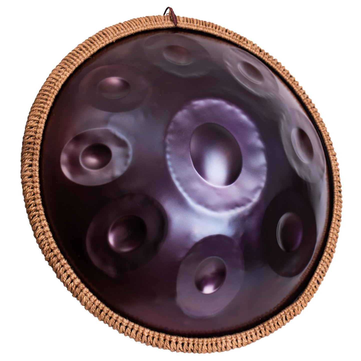 LOMUTY Handpan Drum 12 Tones 22 Inch Steel Tongue Drum avec sac souple, Percussion harmonique pour la guérison du son, la méditation personnelle, le yoga (violet)