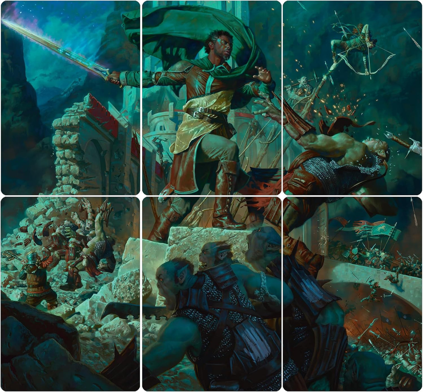 Boîte scénique Magic: The Gathering Le Seigneur des Anneaux : chroniques de la Terre du Milieu - Aragorn at Helm’s Deep (Version Anglaise)