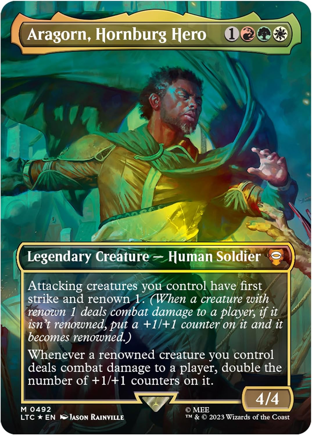 Boîte scénique Magic: The Gathering Le Seigneur des Anneaux : chroniques de la Terre du Milieu - Aragorn at Helm’s Deep (Version Anglaise)