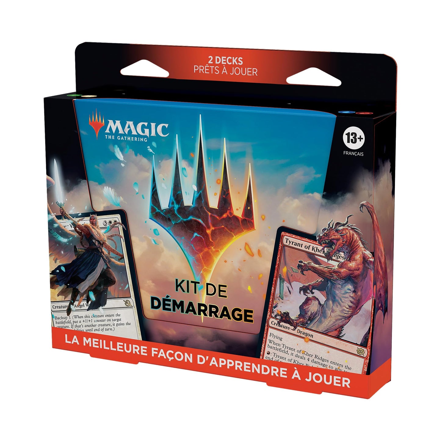 Kit de démarrage Magic: The Gathering 2023 - Apprenez à jouer avec 2 decks prêts-à-jouer + 2 codes pour jouer en ligne (jeu de cartes fantastique pour 2 joueurs) (Version Française)