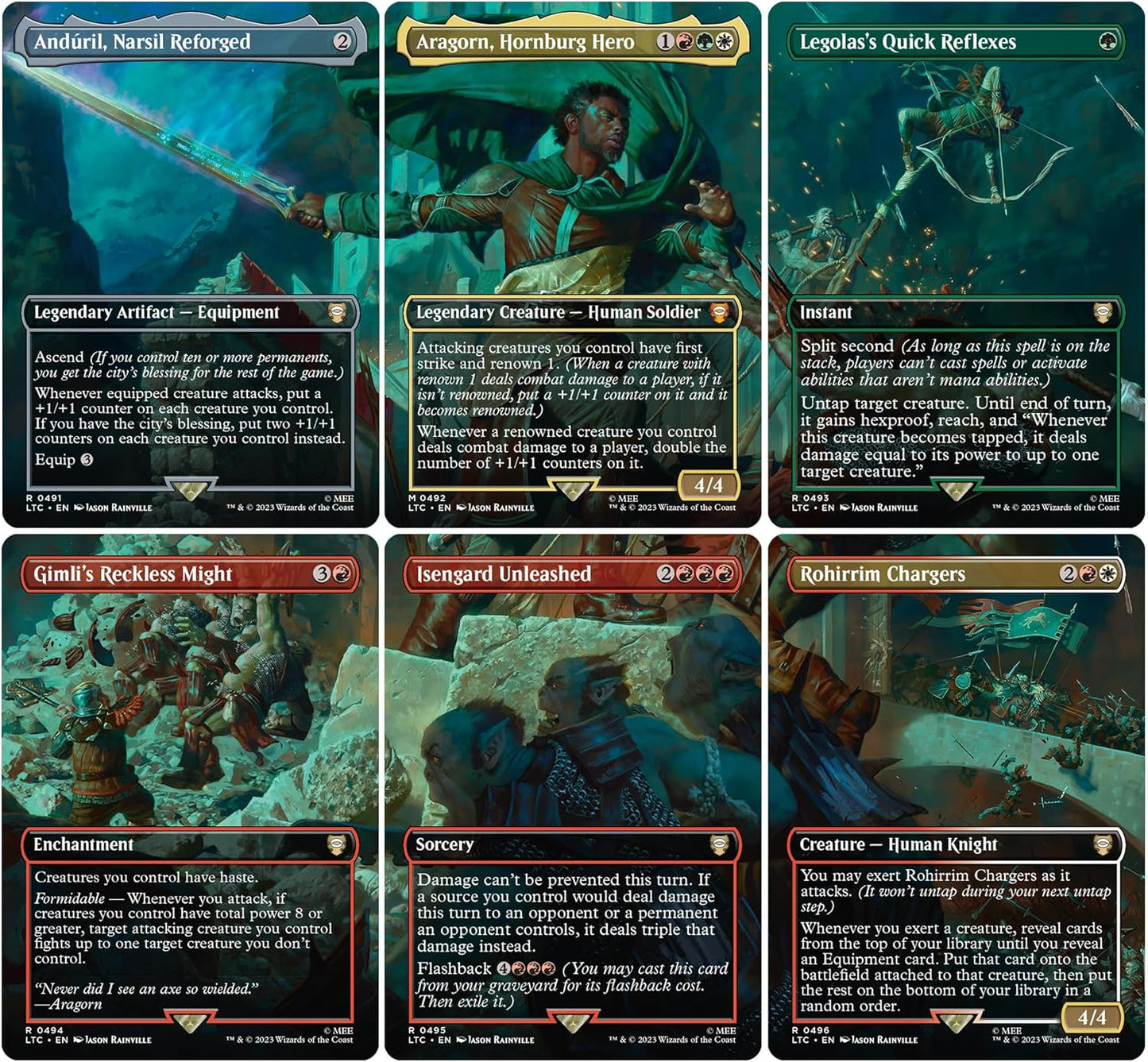 Boîte scénique Magic: The Gathering Le Seigneur des Anneaux : chroniques de la Terre du Milieu - Aragorn at Helm’s Deep (Version Anglaise)
