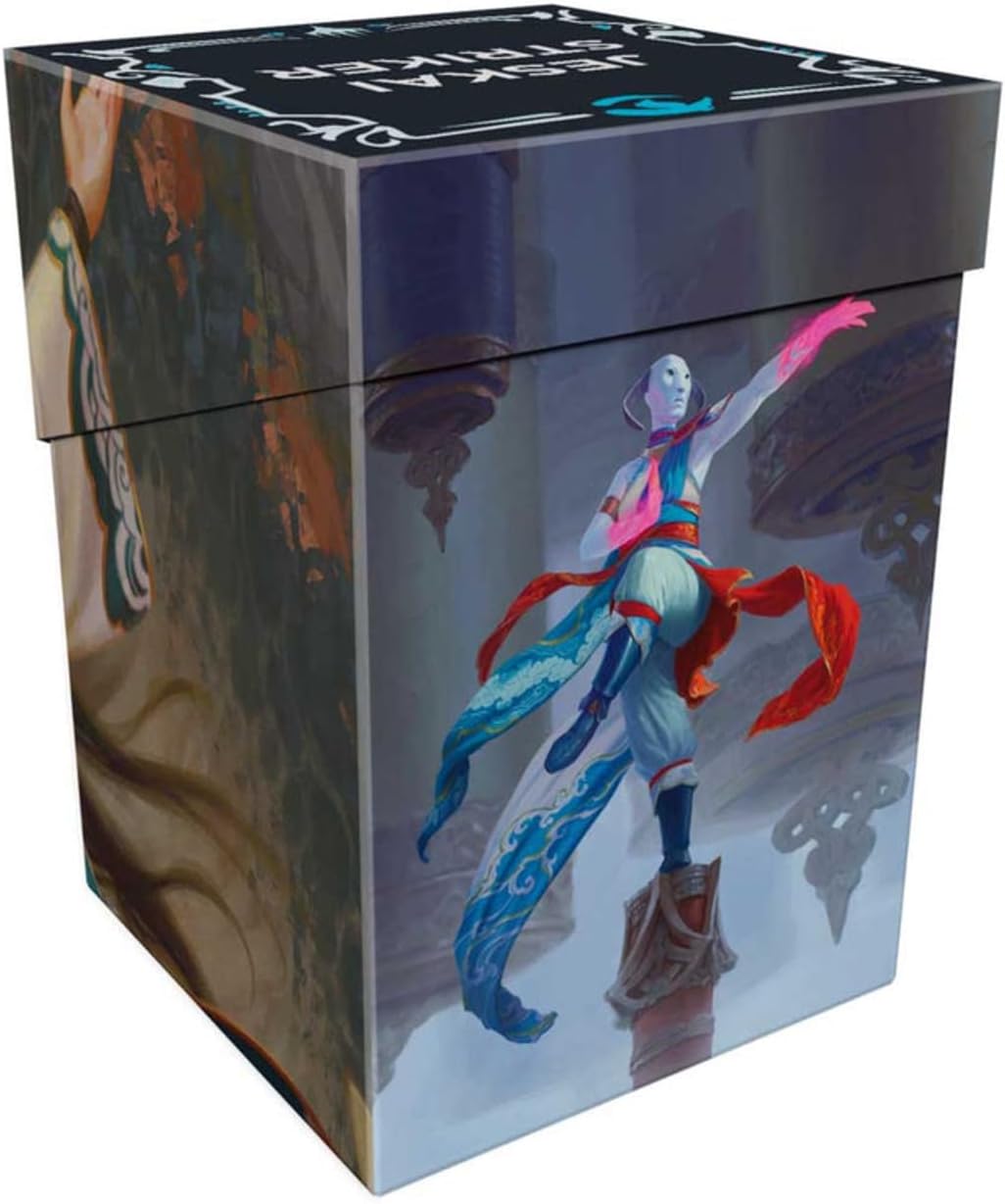 Ultra Pro - Tarkir Dragonstorm Shiko and Narset, Unified/Elsha, Threefold Master (Jeskai Striker Commander Deck) 100+ Deck Box for Magic : The Gathering | Boîte de rangement Magic Gathering MTG TCG