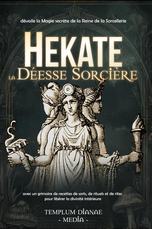Hekate la Déesse Sorcière: dévoile la Magie secrète de la Reine de la Sorcellerie, avec un grimoire de recettes de sorts, de rituels et de rites pour libérer la divinité intérieure.