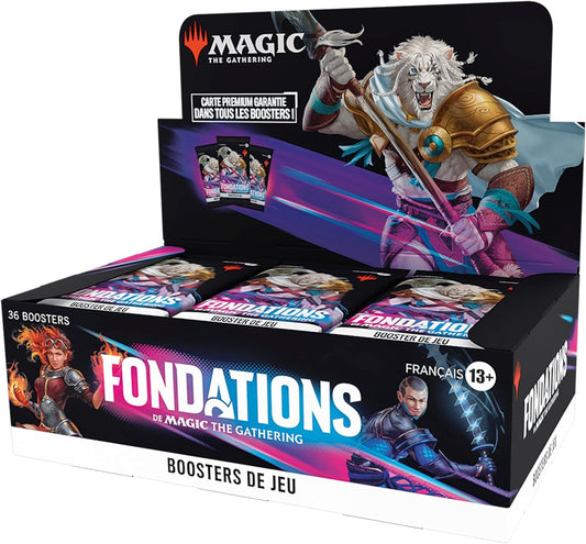 Boîte de boosters de jeu Fondations de Magic: The Gathering (Version Française)