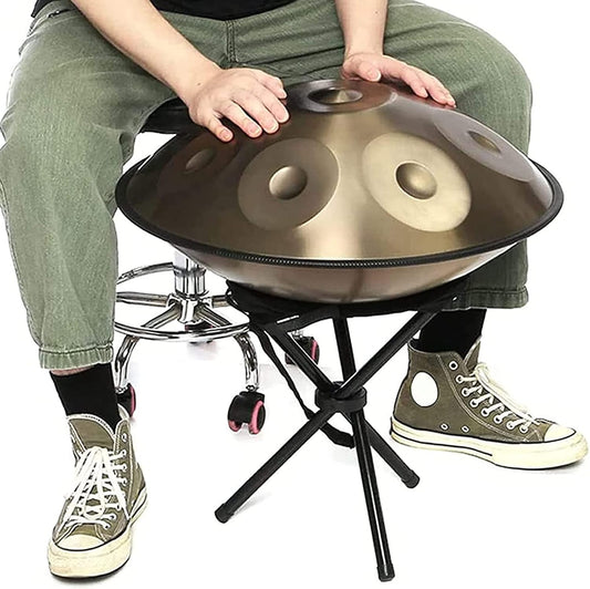 Tambour À Main En Acier De 22 Pouces, Instrument À Tambour Handpan, Haut Niveau De Qualité, Haut Niveau De Qualité, Produisant Une Résonance Agréable 440HZ