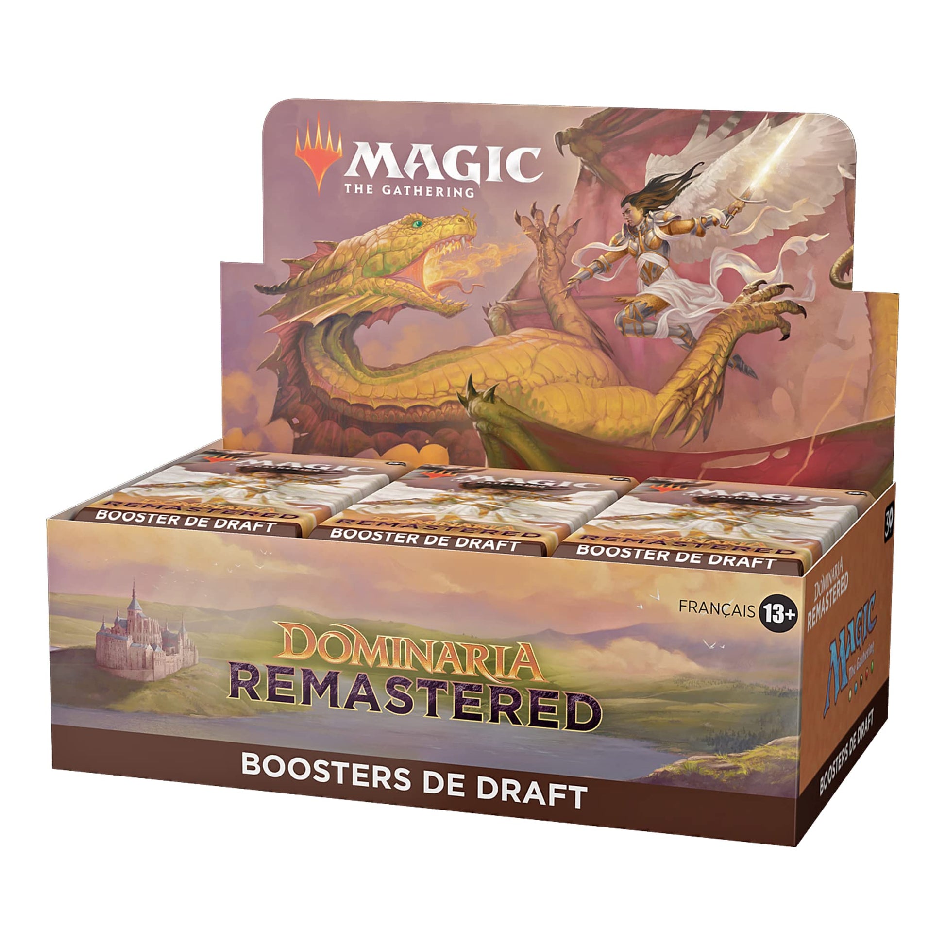 Magic The Gathering D15051010 Pack De 3 Boosters De Draft Dominaria Remastered (Version Française), Multicolore