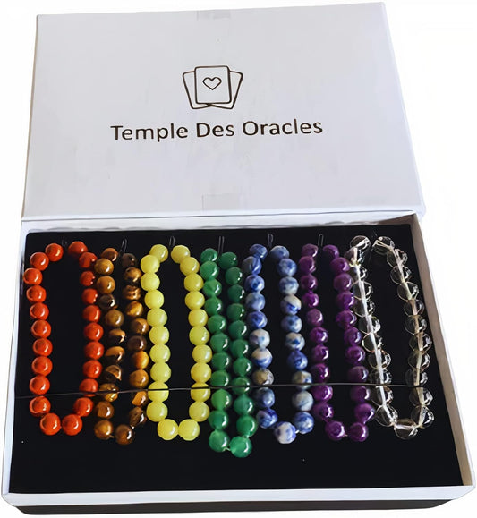 Coffret 7 Bracelets 7 Chakras