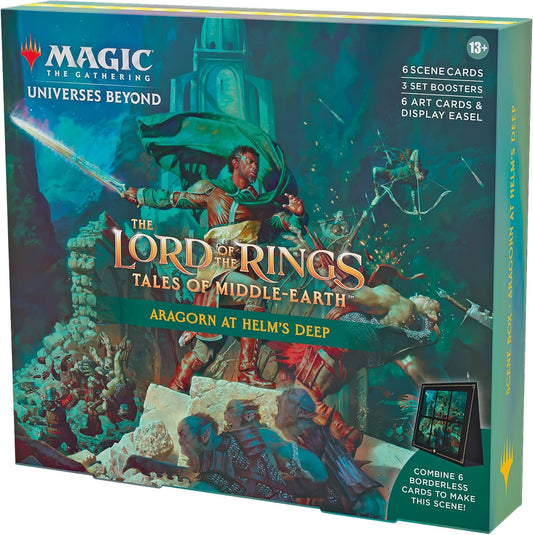 Boîte scénique Magic: The Gathering Le Seigneur des Anneaux : chroniques de la Terre du Milieu - Aragorn at Helm’s Deep (Version Anglaise)