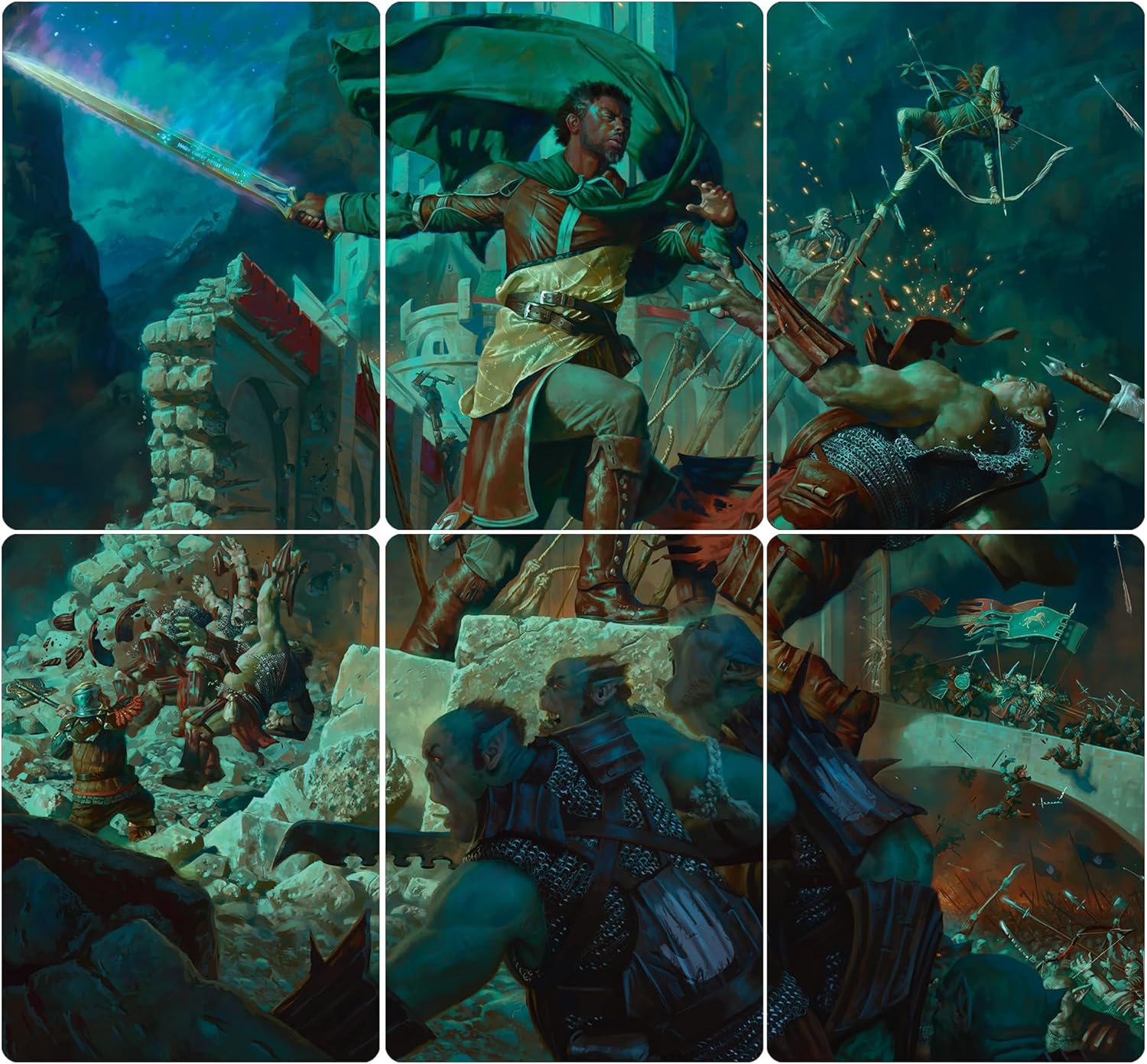 Boîte scénique Magic: The Gathering Le Seigneur des Anneaux : chroniques de la Terre du Milieu - Aragorn at Helm’s Deep (Version Anglaise)