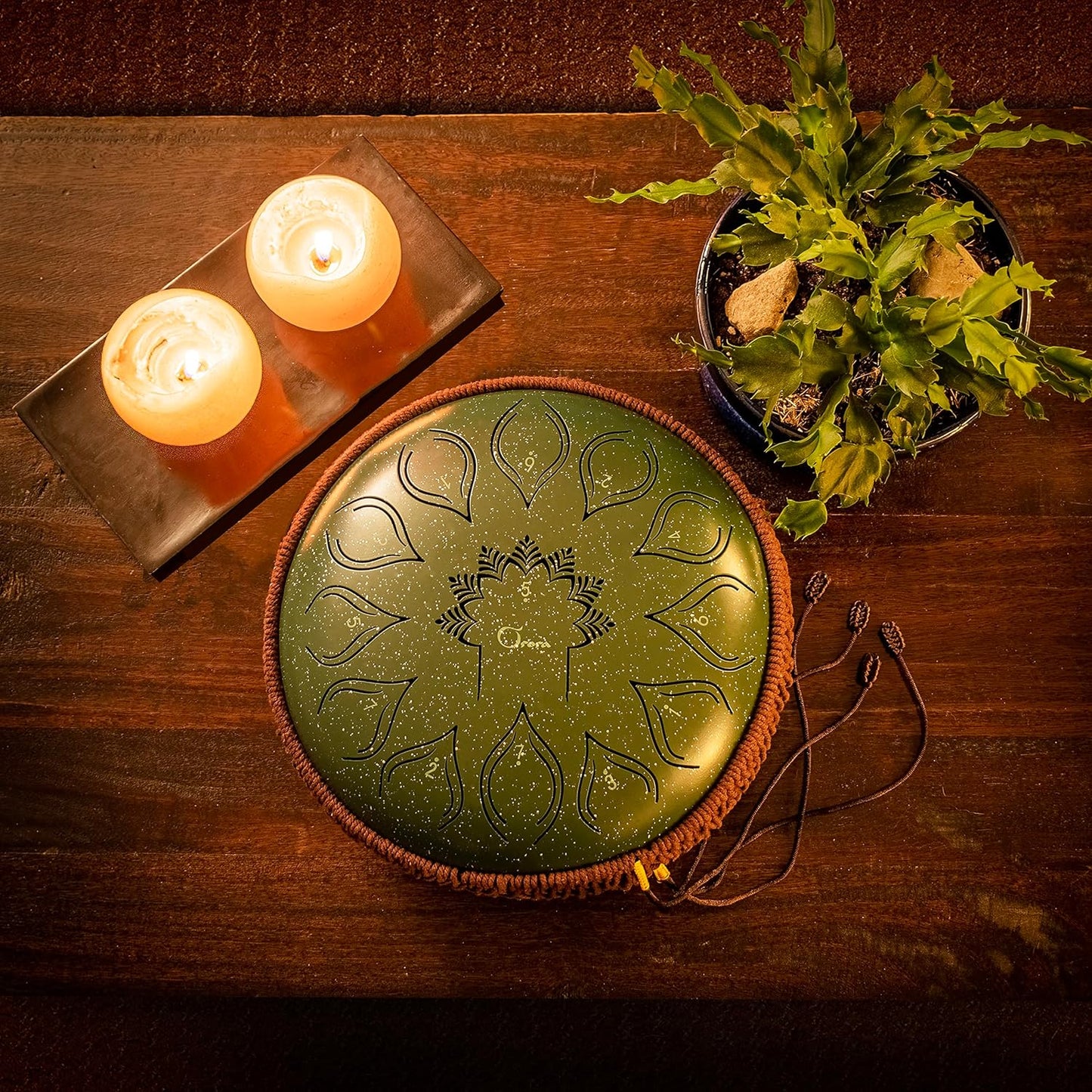 ORORA Handpan Steel Tongue drum (12 pouces 13 notes) - Instrument de musique enfant et adulte - Tambour zen et méditation - Ebook de 20 partitions offert - Cadeau original relaxation