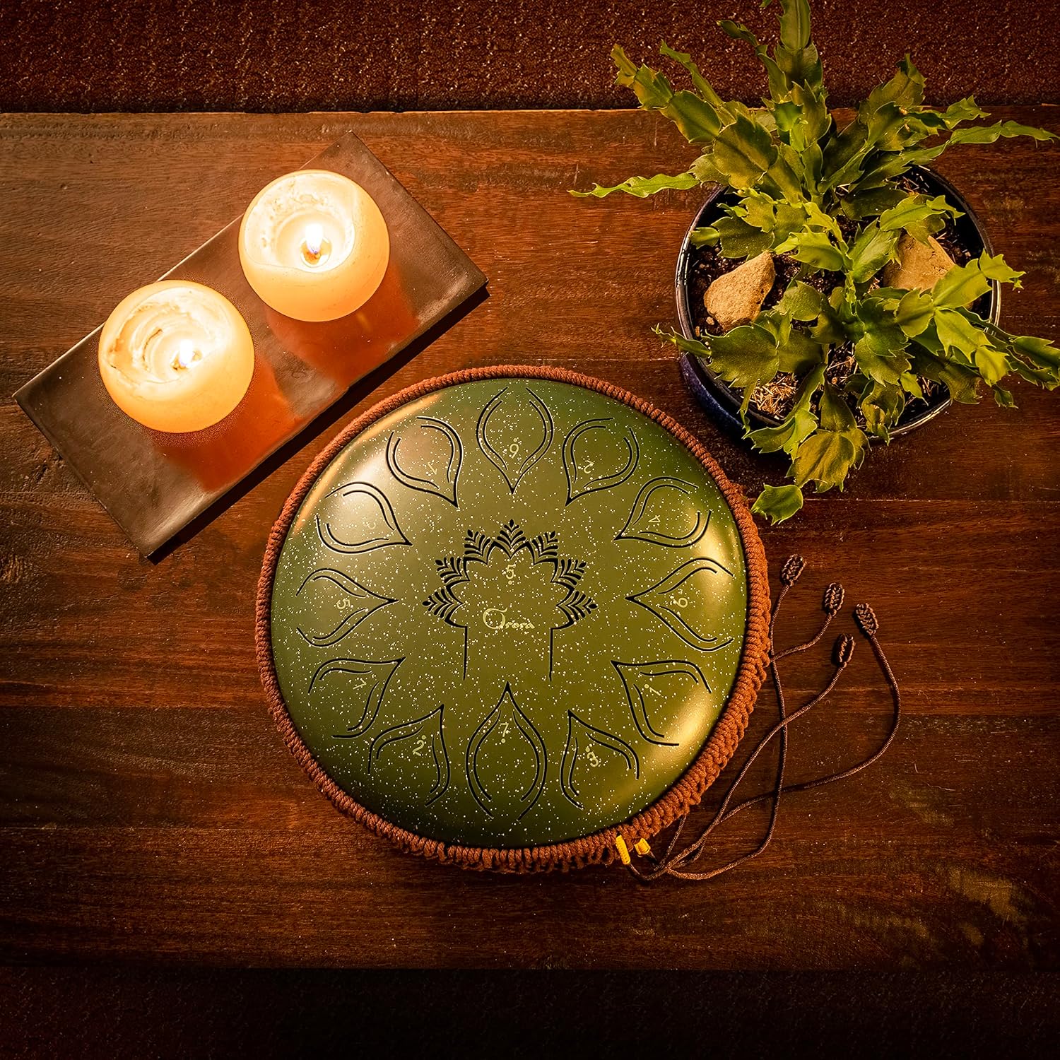 ORORA Handpan Steel Tongue drum (12 pouces 13 notes) - Instrument de musique enfant et adulte - Tambour zen et méditation - Ebook de 20 partitions offert - Cadeau original relaxation